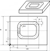 數(shù)控加工中心編程實(shí)例-凹槽加工